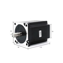 Load image into Gallery viewer, Nema 34 Open Loop Stepper Motor & DM860H Driver (Multiple Torque Options)