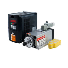 Load image into Gallery viewer, 1.5kw Square Air Cooled Spindle with vfd kit