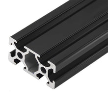 Load image into Gallery viewer, black 2040 V-slot aluminum profile extrusions