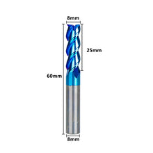 Load image into Gallery viewer, Triple Flute End Mill Up-cut (Multiples Size Options)