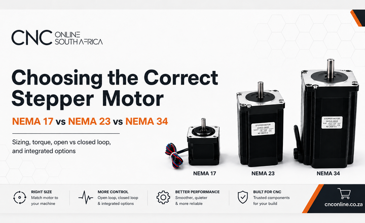 Choosing the correct Stepper Motor for Your CNC Machine