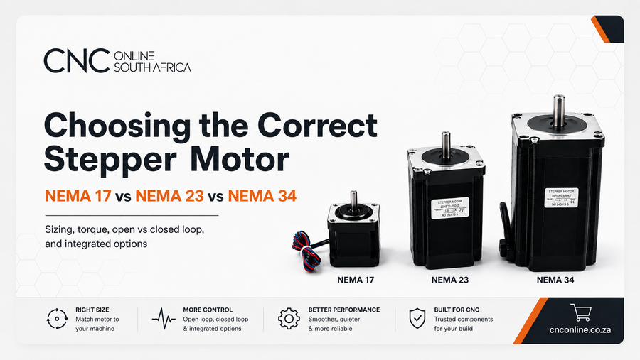 Choosing the Correct Stepper Motor for Your CNC Machine