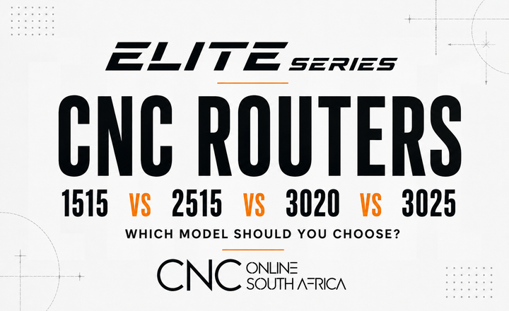 Elite Series CNC Routers 1515, 2515, 3020 and 3025 comparison