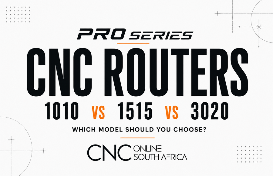 Pro Series CNC Routers 1010, 1515 and 3020 comparison