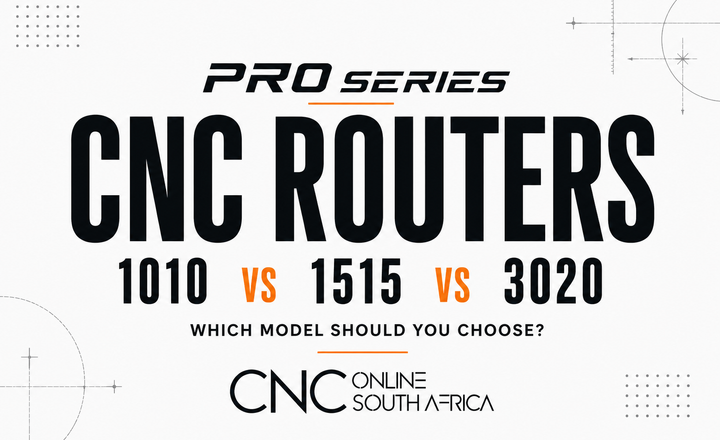 Pro Series CNC Routers 1010, 1515 and 3020 comparison