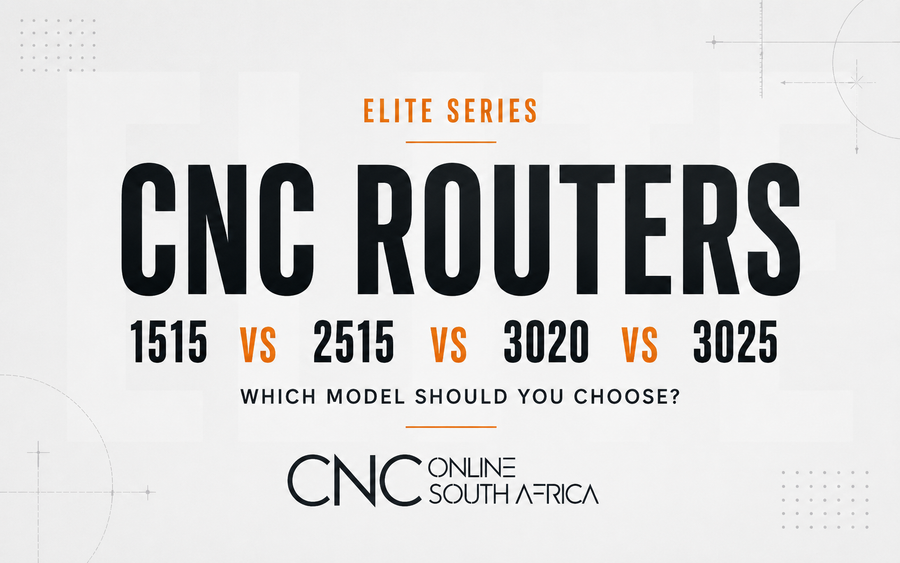Elite Series CNC Routers 1515, 2515, 3020 and 3025 comparison