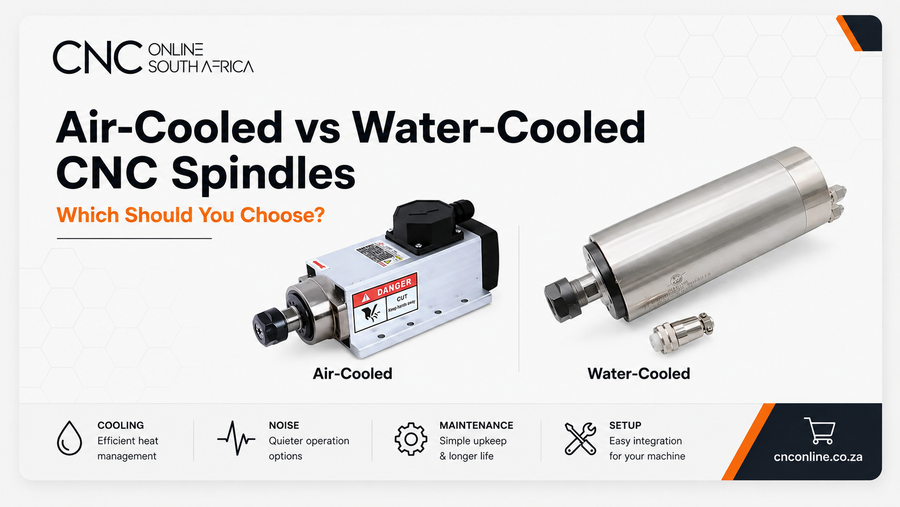 “Air-Cooled vs Water-Cooled CNC Spindles – Which Should You Choose?”