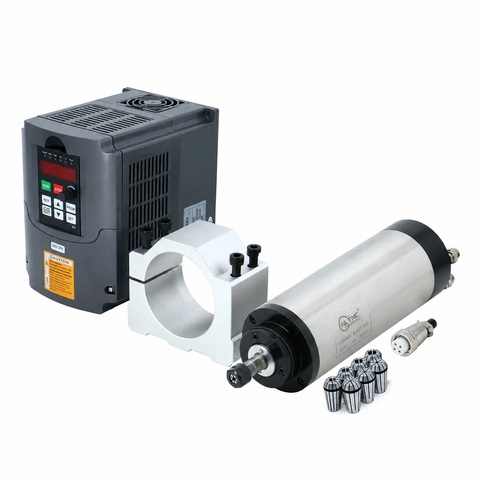 1.5kW Air cooled Spindle with a YL VFD and a spindle bracket