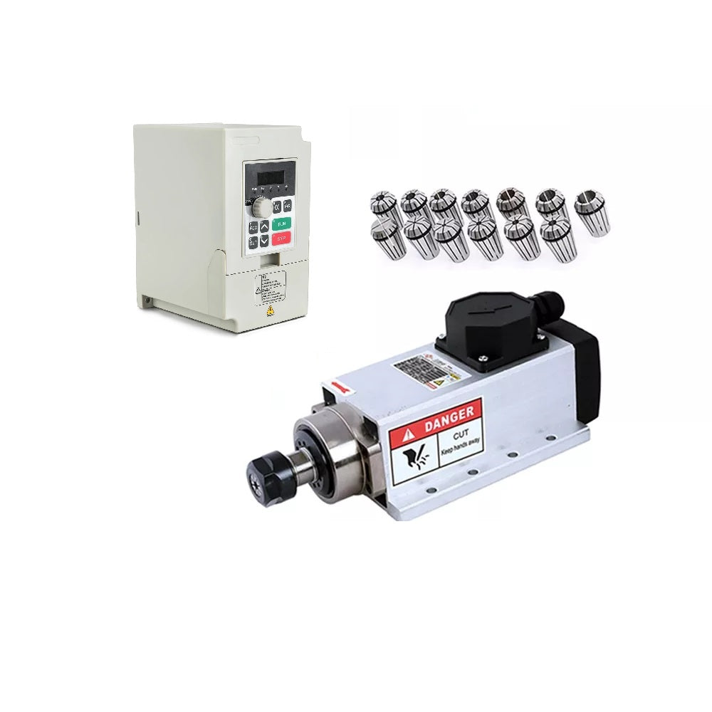 2.2kw Air Cooled Square Spindle With VFD Kit – CNC Online SA