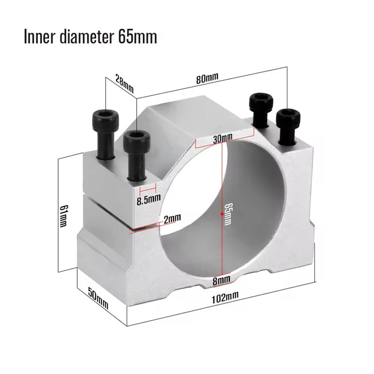 65mm Machined Spindle Bracket