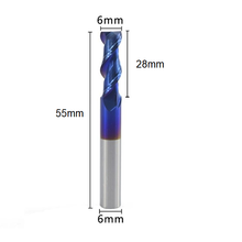 Load image into Gallery viewer, 6mm x 28mm end mill
