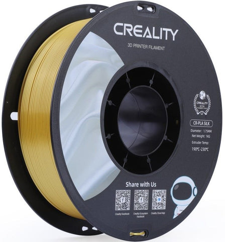 Creality CR Silk PLA 1.75mm Filament - 1Kg Spool (Multiple Colour Options)