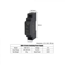 Load image into Gallery viewer, 5V DIN Rail Power Supply