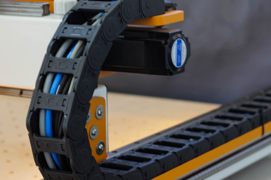 Close-up of CNC build detail