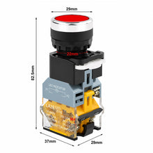 Load image into Gallery viewer, LED Latching Switch ( Red )