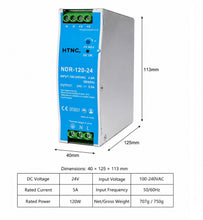 Load image into Gallery viewer, Industrial DIN Rail Power Supply