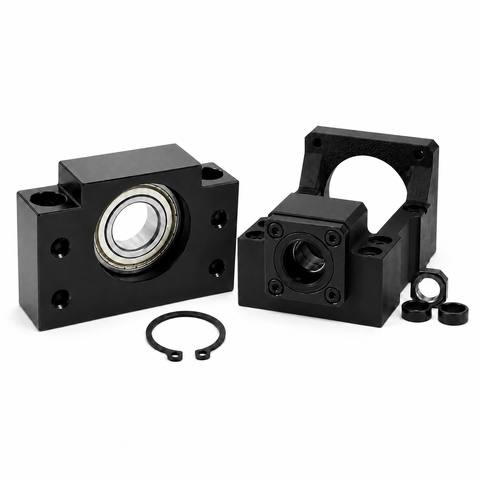 Nema 23 Mounting Bracket with Integrated Bearing Block