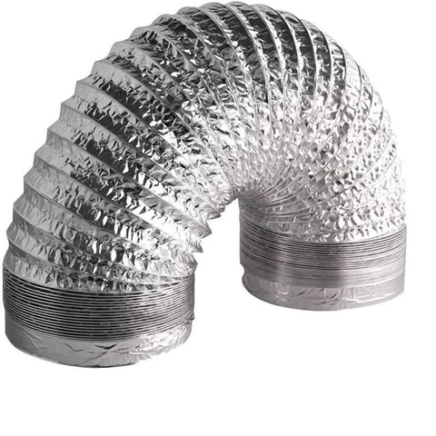 Aluminum foil extraction hose 100mm diameter for cnc router dust collection