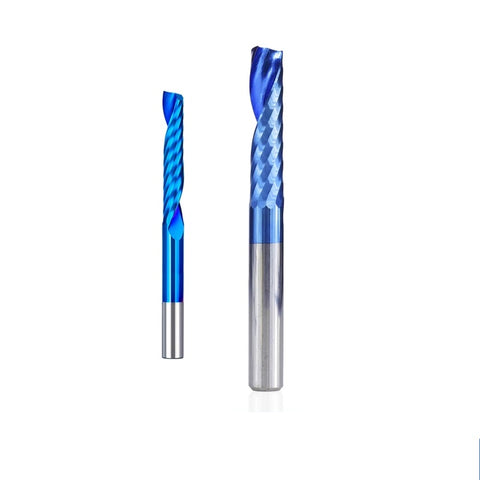 Single Flute End Mill Up-cut (Multiple Size Options)