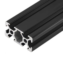 Load image into Gallery viewer, black 2040 V-slot aluminum profile extrusions
