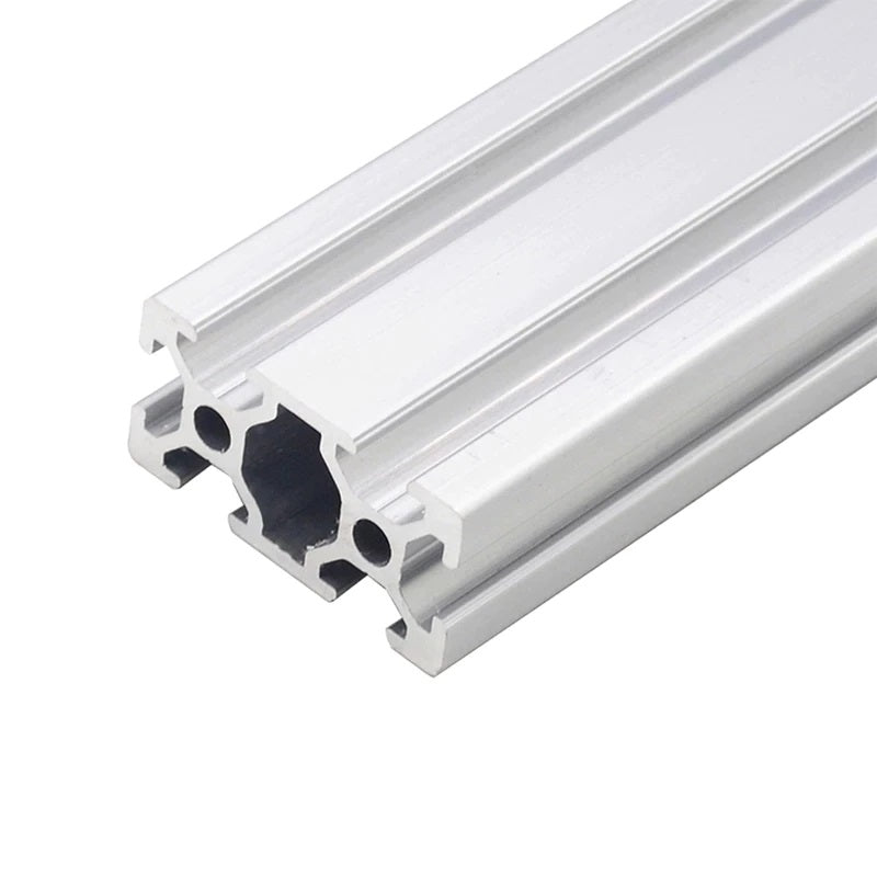 Silver 2040 V-slot aluminum profile extrusions