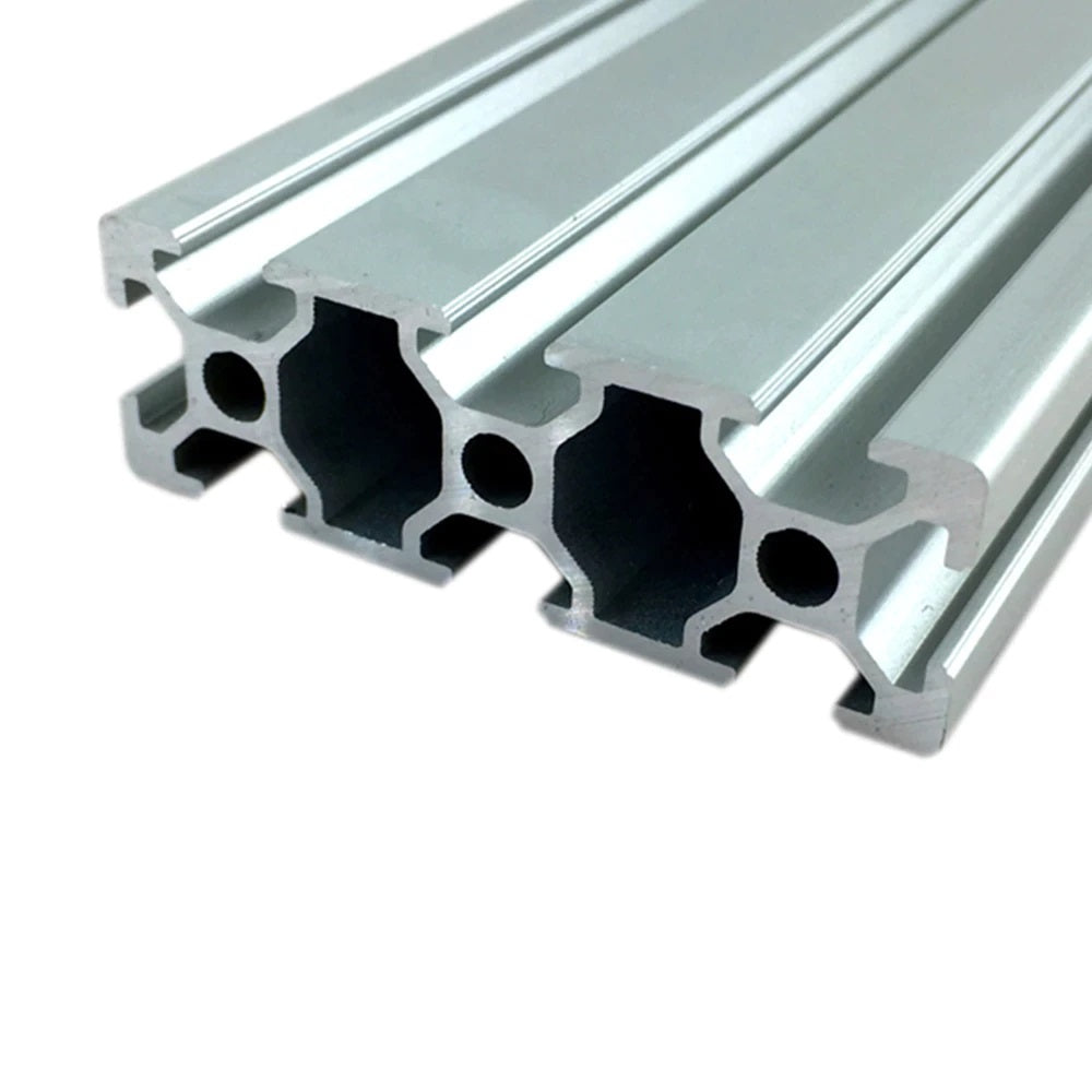Silver 2060 v-slot aluminum extrusion profile