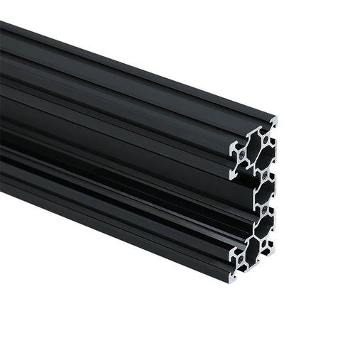 Black 4080 C-Beam V Slot aluminum Profile