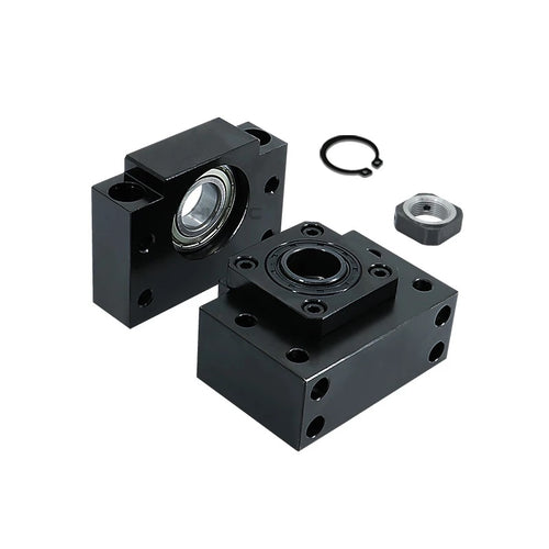 BK10 Bf10 fixed and floating bearing block for SFU12 ball screw on CNC router