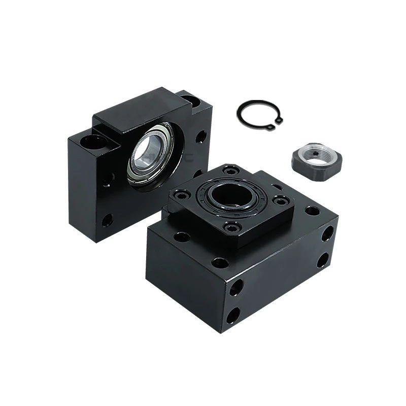 BK10 Bf10 fixed and floating bearing block for SFU12 ball screw on CNC router