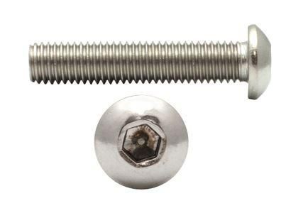 Socket Button Head Screw, Stainless Steel - Pack of 20 (Multiple Lengt ...