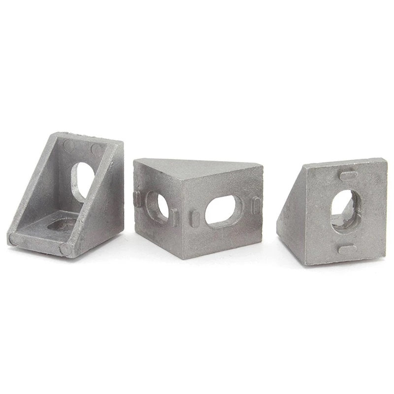 Cast aluminium V-Slot 90 degree Corner brackets