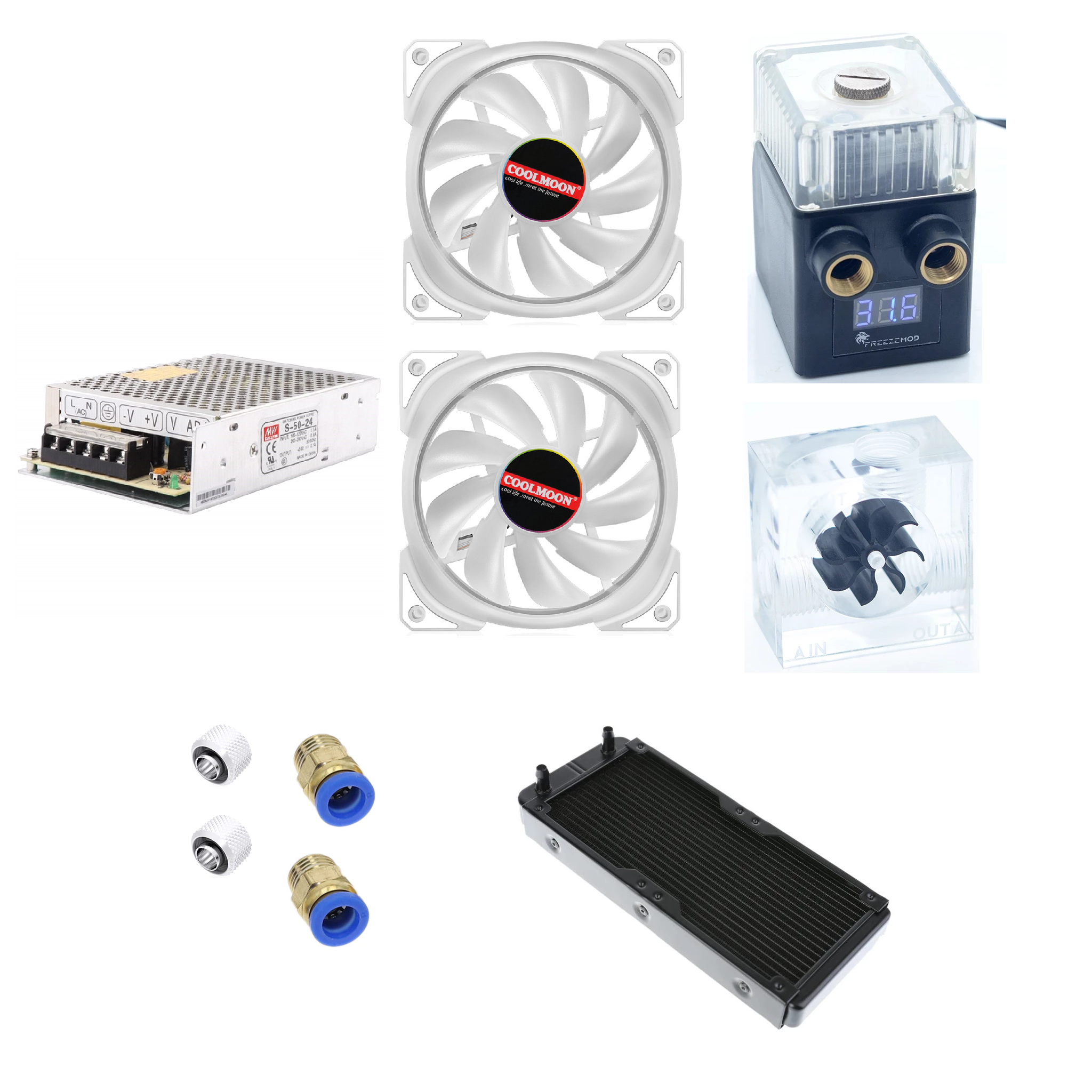 Closed Loop DIY Water Cooling System CNC Online SA