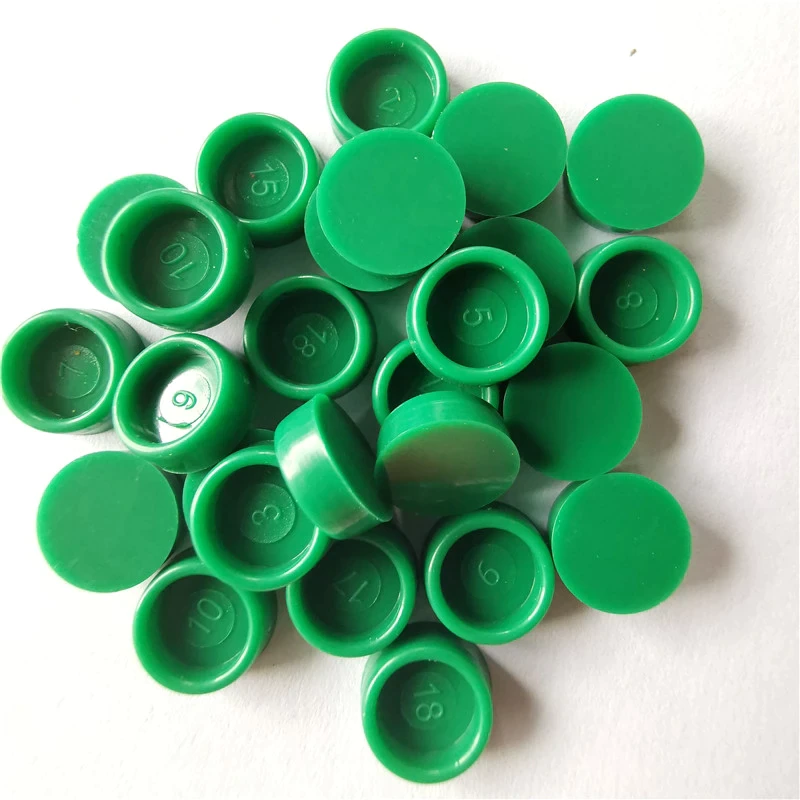 Green Linear Rail Dust Caps (Pack of 50)