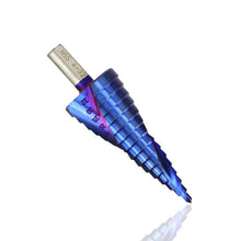 Load image into Gallery viewer, Nano Blue Coated Pagoda Step Drill 4mm to 32mm
