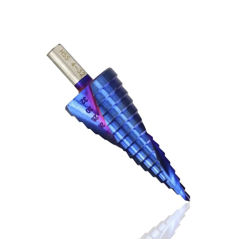 Nano Blue Coated Pagoda Step Drill 4mm to 32mm