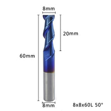 Load image into Gallery viewer, 8mm x 60mm end mill

