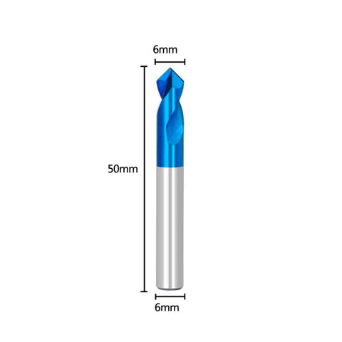 Double Flute Spot Drill (6mm x 50mm)